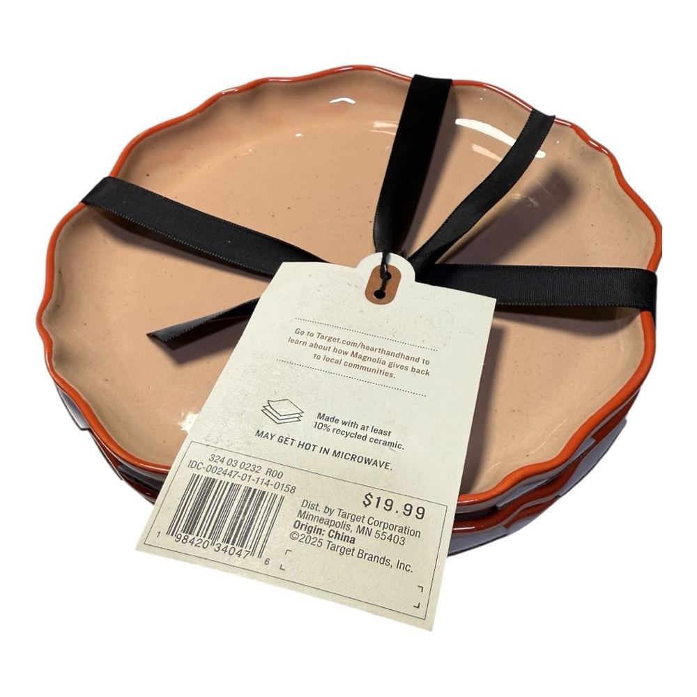 Hearth & Hand Magnolia Appetizer Plates – Set of 4 – Stoneware – New - Picture 3 of 4